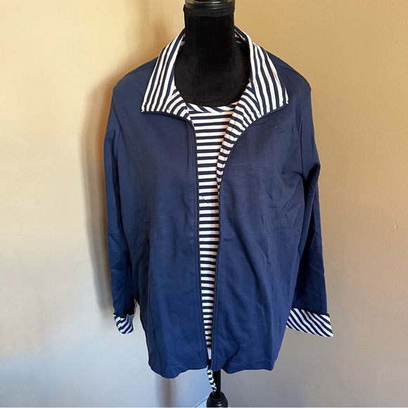 BLAIR Size Petite XL 3-Piece Knit Active Wear Pants Set good condition - Picture 2 of 7